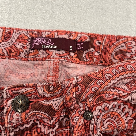 [8]Prana WMN Trinity Corduory Skinny Pants Paisley Organic Cotton - Picture 5 of 11